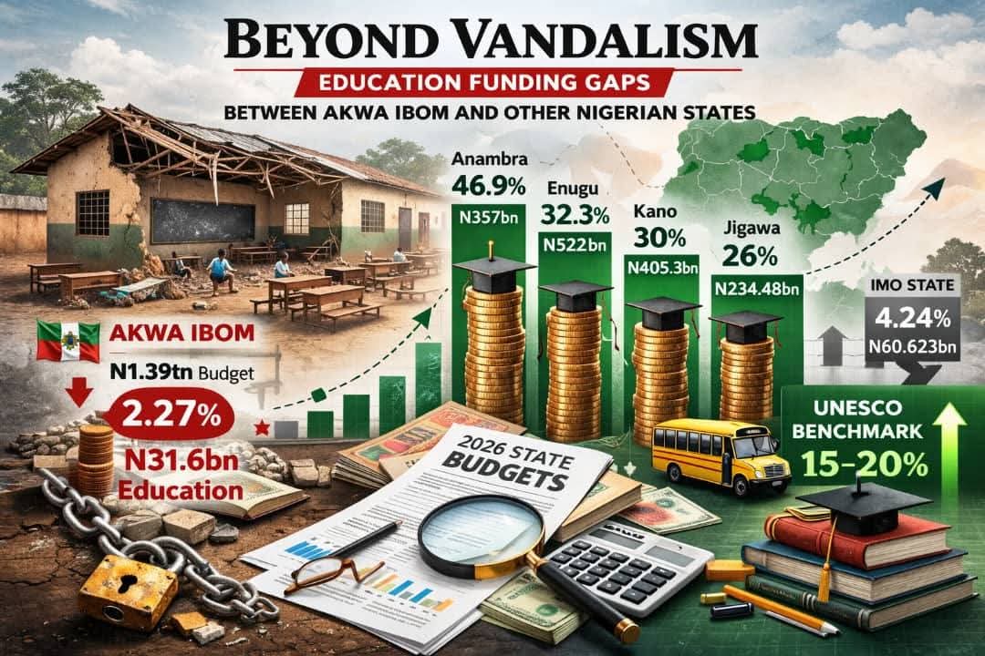 BEYOND VANDALISM: Education Funding Gaps Between Akwa Ibom, Other Nigerian States