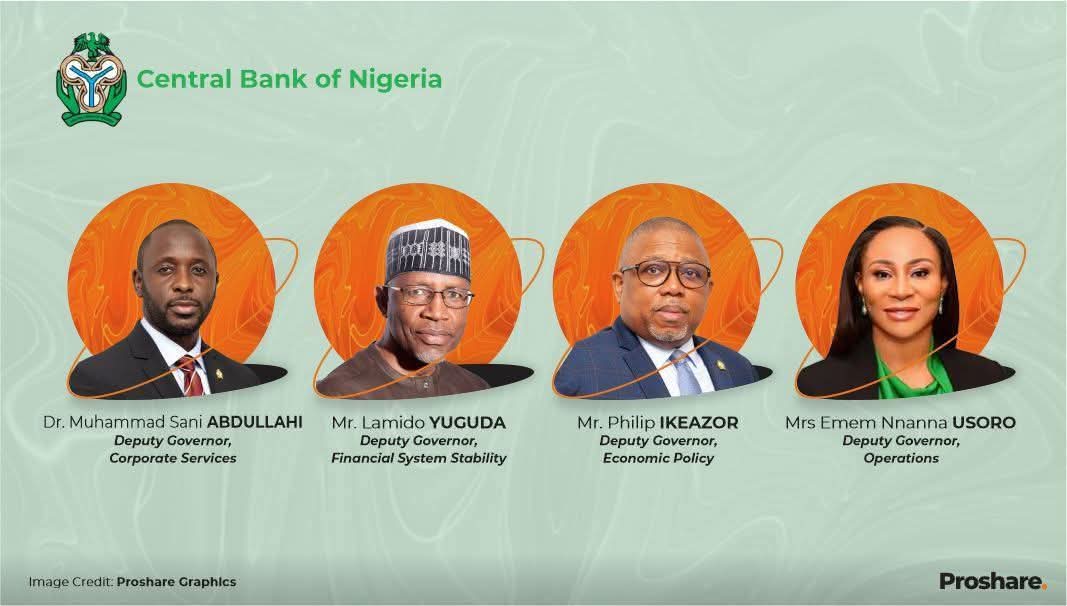CBN Approves Redeployment of Deputy Governors